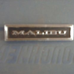 Malibu Logo Steel Plate